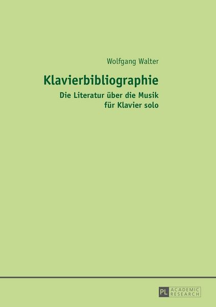 Produktbild: Klavierbibliographie