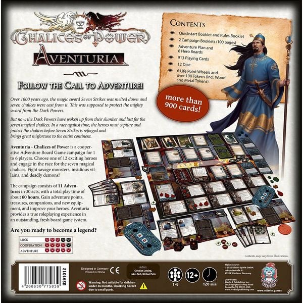 Produktbild: Ottavio - Aventuria: Chalices of Power, Kennerspiel