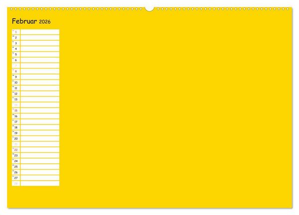 Produktbild: Bunter Bastelkalender (Wandkalender 2026 DIN A2 quer), CALVENDO Monatskalender