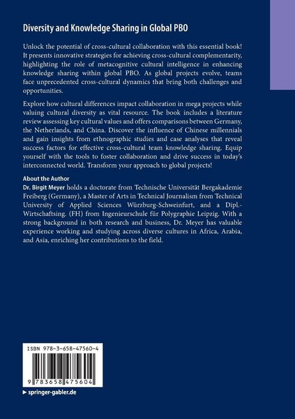 Produktbild: Diversity and Knowledge Sharing in Global PBO