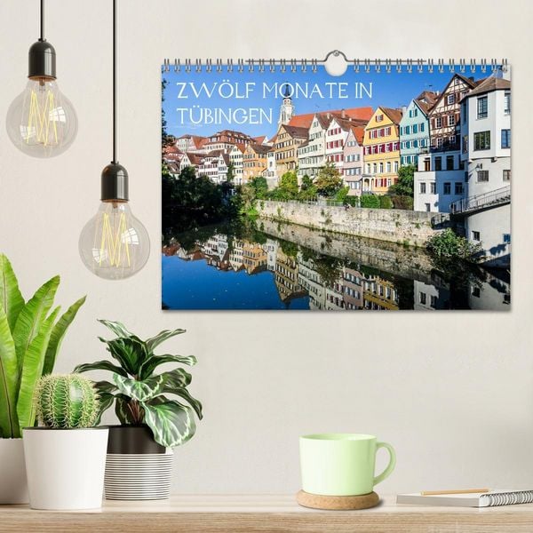 Produktbild: Zw&ouml;lf Monate in T&uuml;bingen (Wandkalender 2026 DIN A4 quer), CALVENDO Monatskalender