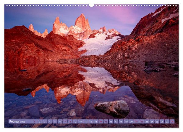 Produktbild: Patagonien: Einzigartige Landschaft am Ende der Welt (hochwertiger Premium Wandkalender 2026 DIN A2 quer), Kunstdruck in Hochglanz