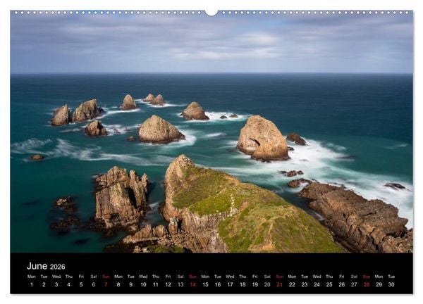 Produktbild: South Island of New Zealand (High Quality Premium Wall Calendar 2026 DIN A2 landscape),CALVENDO 12 Month Wall Calendar
