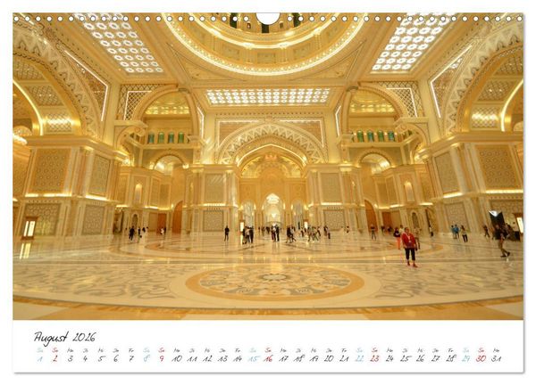 Produktbild: Abu Dhabi, eine Stadt der Zukunft. (Wandkalender 2026 DIN A3 quer), CALVENDO Monatskalender