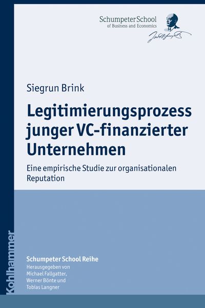 Produktbild: Legitimierungsprozess junger VC-finanzierter Unternehmen