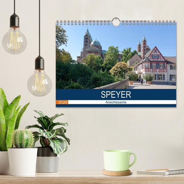 Produktbild: Speyer - Ansichtssache (Wandkalender 2026 DIN A4 quer), CALVENDO Monatskalender