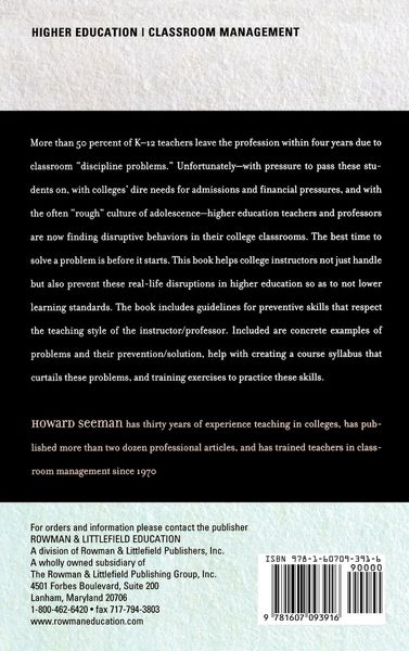 Produktbild: Preventing Disruptive Behavior in Colleges