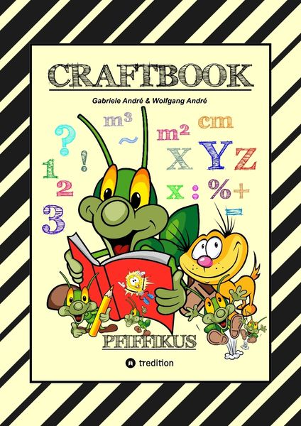 Produktbild: Craftbook - Kreatives Zeichnen - Spritzgitter Technik - R&auml;tsel - Malvorlagen - Lustige Mimiken - Story Scribbeln