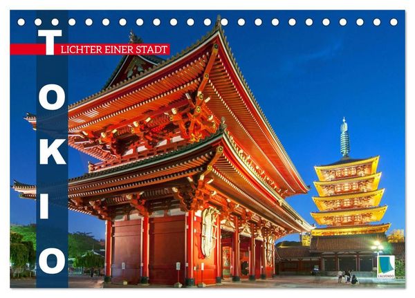 Produktbild: Tokio: Lichter einer Stadt (Tischkalender 2027 DIN A5 quer), CALVENDO Monatskalender
