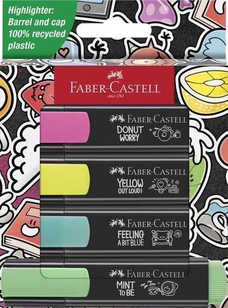 Produktbild: Faber-Castell Textmarker 46 Graffiti 4er