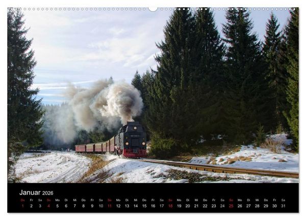 Produktbild: Unter Dampf in Sachsen Anhalt 2.0 (Wandkalender 2026 DIN A2 quer), CALVENDO Monatskalender