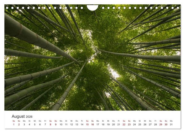 Produktbild: Japanischer Herbst und Laub (Wandkalender 2026 DIN A4 quer), CALVENDO Monatskalender