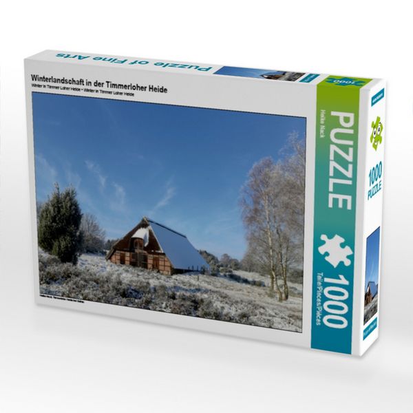 CALVENDO Puzzle Winterlandschaft in der Timmerloher Heide | 1000 Teile Lege-Größe 64 × 48 cm Foto-Puzzle für glückliche Stunden
