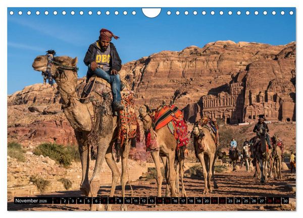 Produktbild: Petra - Jordanien (Wandkalender 2026 DIN A4 quer), CALVENDO Monatskalender