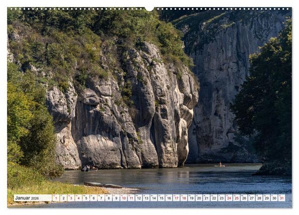 Produktbild: Kelheim, Weltenburg und der Donaudurchbruch (hochwertiger Premium Wandkalender 2026 DIN A2 quer), Kunstdruck in Hochglanz