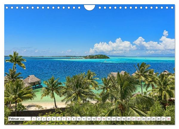 Produktbild: Reif f&uuml;r die S&uuml;dsee. Reise von Fidschi bis Bora Bora (Wandkalender 2026 DIN A4 quer), CALVENDO Monatskalender