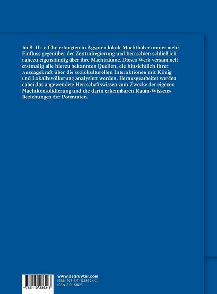 Produktbild: Herrschaftsr&auml;ume und Herrschaftswissen &auml;gyptischer Lokalregenten