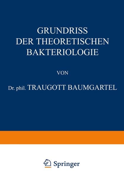 Produktbild: Grundriss der Theoretischen Bakteriologie