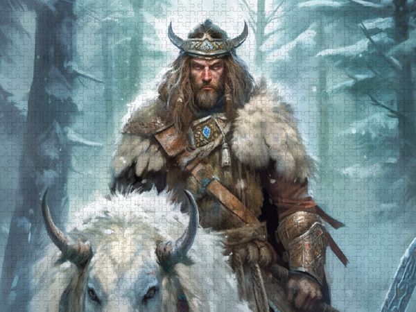 Produktbild: CALVENDO Puzzle Krieger im Wald | 2000 Teile Lege-Gr&ouml;&szlig;e 90x67cm Foto-Puzzle f&uuml;r gl&uuml;ckliche Stunden