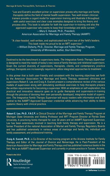 Produktbild: The Integrative Family Therapy Supervisor
