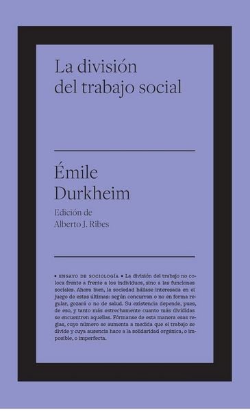 Produktbild: La divisi&oacute;n del trabajo social