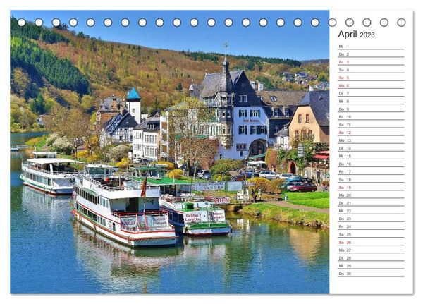 Produktbild: Bildsch&ouml;n - Die Mosel (Tischkalender 2026 DIN A5 quer), CALVENDO Monatskalender