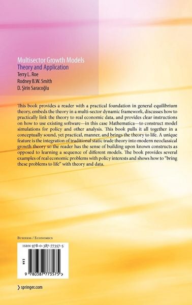 Produktbild: Multisector Growth Models