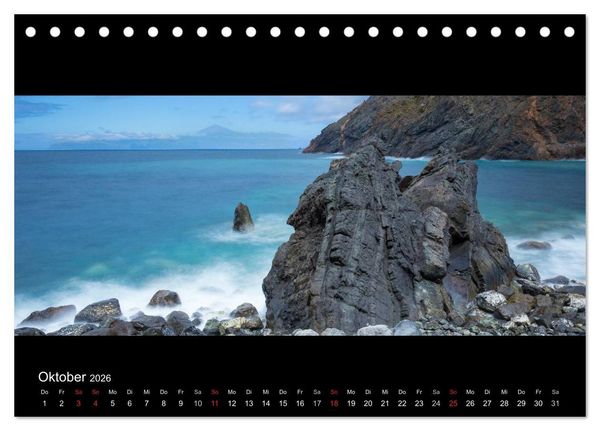 Produktbild: La Gomera - Kanarisches Naturparadies (Tischkalender 2026 DIN A5 quer), CALVENDO Monatskalender