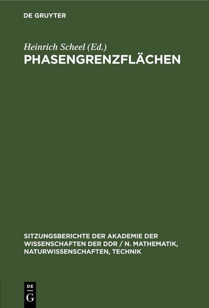 Produktbild: Phasengrenzfl&auml;chen