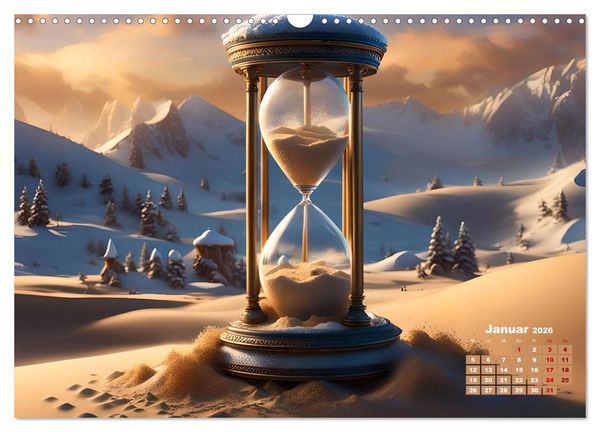 Produktbild: Magische Sanduhren (Wandkalender 2026 DIN A3 quer), CALVENDO Monatskalender