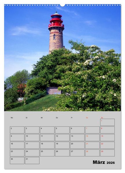 Produktbild: Attraktive Leuchtt&uuml;rme (Wandkalender 2026 DIN A2 hoch), CALVENDO Monatskalender