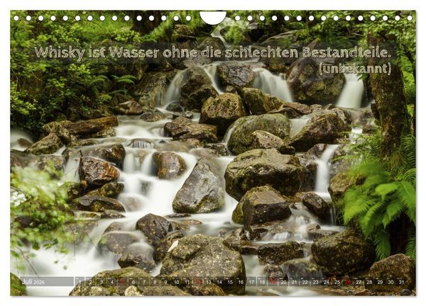 Produktbild: Whisky-Spr&uuml;che (Wandkalender 2026 DIN A4 quer), CALVENDO Monatskalender