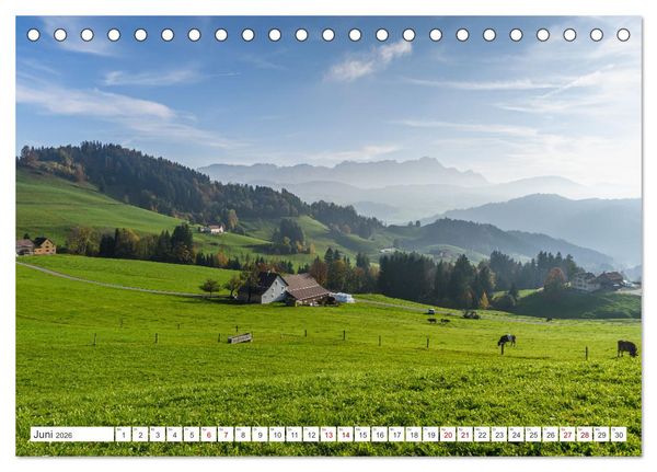 Produktbild: Appenzellerland (Tischkalender 2026 DIN A5 quer), CALVENDO Monatskalender
