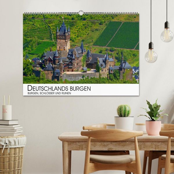 Produktbild: Deutschlands Burgen - Burgen, Schl&ouml;sser und Ruinen (Wandkalender 2026 DIN A2 quer), CALVENDO Monatskalender