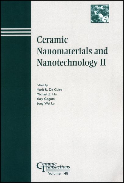 Produktbild: Ceramic Nanomaterials and Nanotechnology II