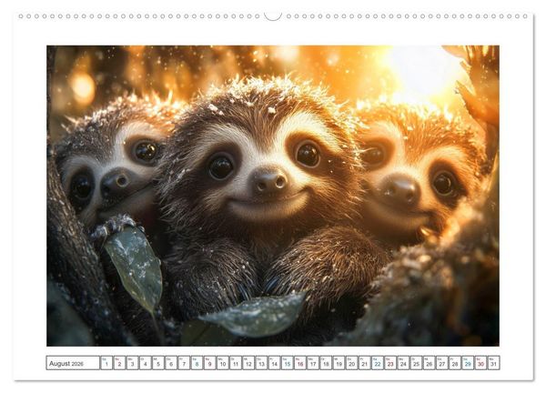 Produktbild: Augen wie Kn&ouml;pfe (Wandkalender 2026 DIN A2 quer), CALVENDO Monatskalender