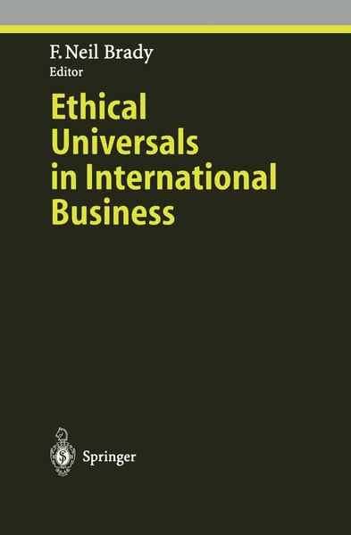 Produktbild: Ethical Universals in International Business