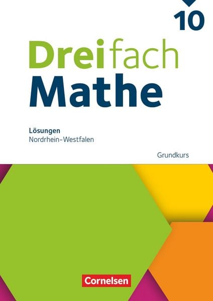 Produktbild: Dreifach Mathe - Nordrhein-Westfalen - Ausgabe 2022 - 10. Schuljahr