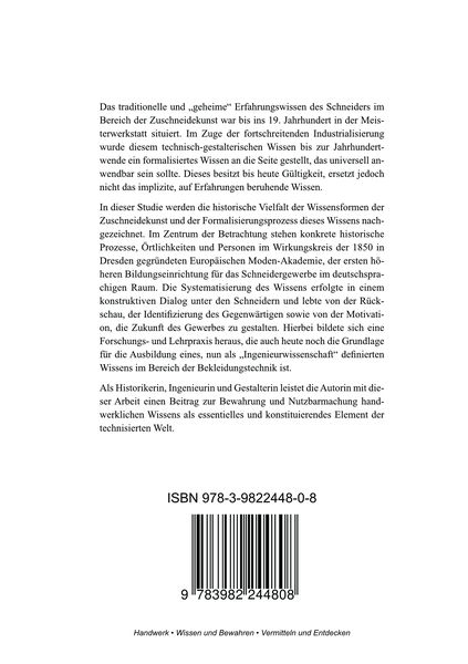 Produktbild: Die neuesten Fortschritte der Zuschneidekunst.