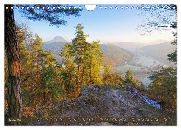 Produktbild: Die Sch&ouml;nheit der S&auml;chsischen Schweiz (Wandkalender 2026 DIN A4 quer), CALVENDO Monatskalender
