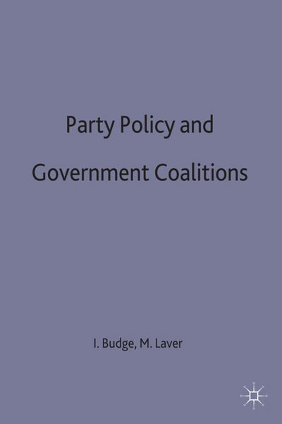 Produktbild: Party Policy and Government Coalitions