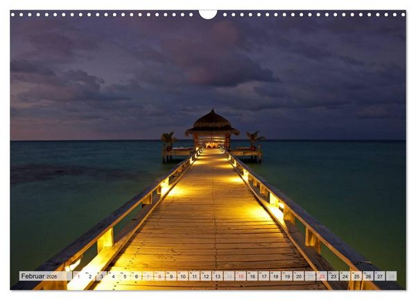 Produktbild: MALEDIVEN (Wandkalender 2026 DIN A3 quer), CALVENDO Monatskalender