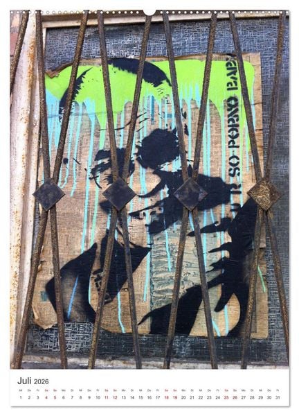 Produktbild: StreetArt Berlin (hochwertiger Premium Wandkalender 2026 DIN A2 hoch), Kunstdruck in Hochglanz