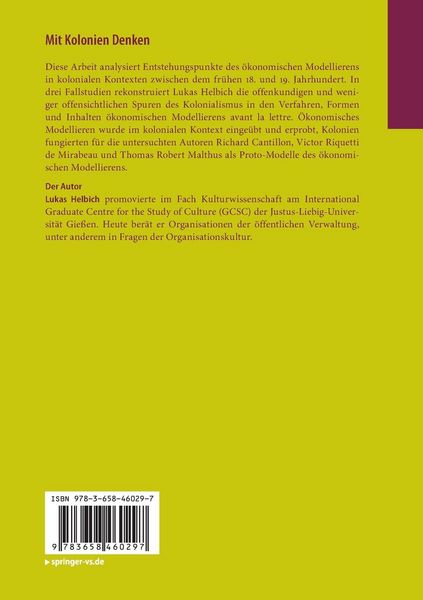 Produktbild: Mit Kolonien Denken