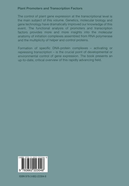 Produktbild: Plant Promoters and Transcription Factors