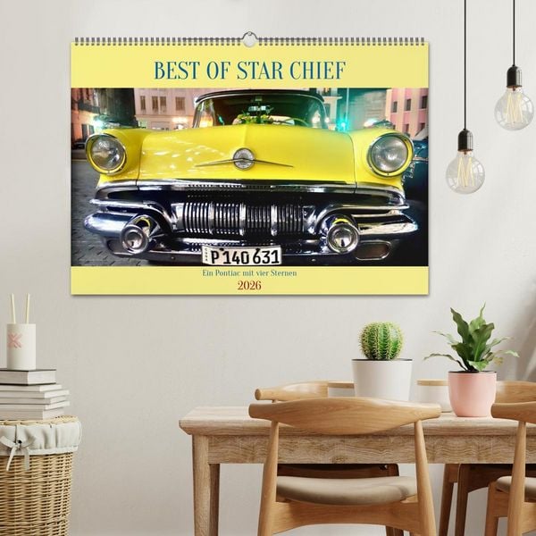 Produktbild: BEST OF STAR CHIEF - Ein Pontiac mit vier Sternen (Wandkalender 2026 DIN A2 quer), CALVENDO Monatskalender
