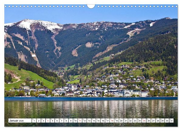 Produktbild: Der Zeller See im sch&ouml;nen Salzburger Land (Wandkalender 2026 DIN A3 quer), CALVENDO Monatskalender