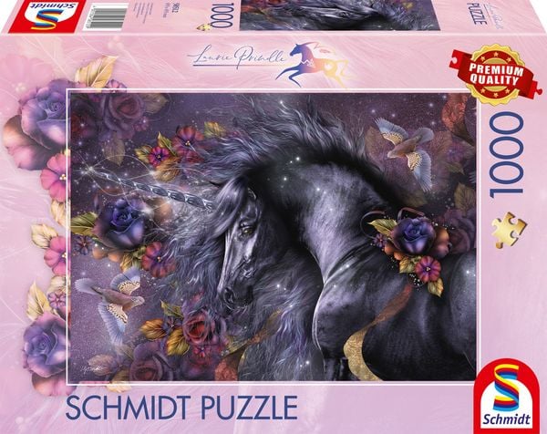 Schmidt Spiele - Laurie Prindle: Blaue Rose, 1.000 Teile