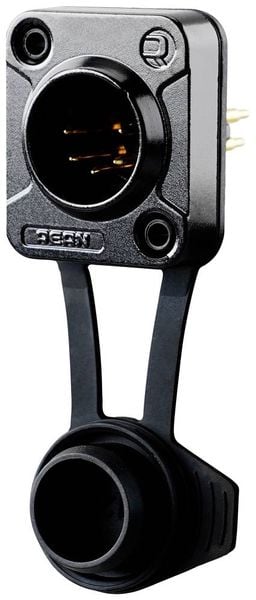 Rean AV RRX5M-Z-012-1 XLR-Steckverbinder Stecker, Einbau Polzahl: 5 Schwarz 1St.