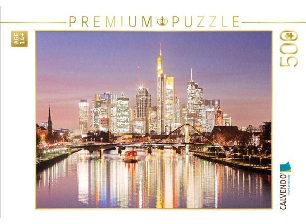 CALVENDO Puzzle Stadt der Lichter | 500 Teile Lege-Größe 48 × 36 cm Foto-Puzzle für Erwachsene